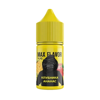 Жидкость для ЭСДН MAX Flavor "Клубника ананас" 27мл 0мг.